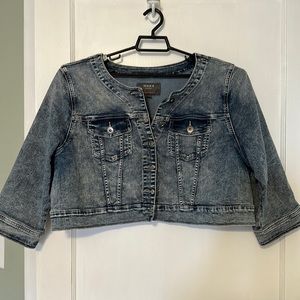 Torrid Size 3, Like New- Cropped Jean Jacket